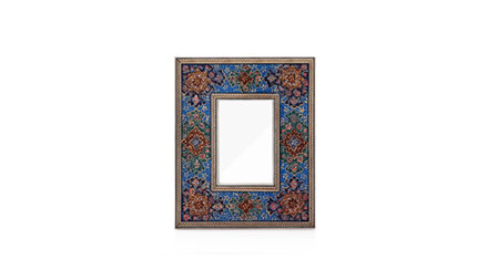 آینه مستطیل خاتم کاری اصفهان مدل تذهیب سایز کوچک