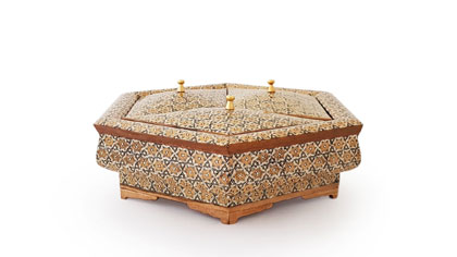 شکلات خوری سه درب خاتم کاری اصفهان