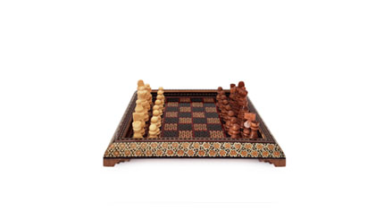 صفحه شطرنج خاتم کاری