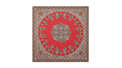 رومیزی ترمه ابریشمی شاهپسند ممتاز هاشمی